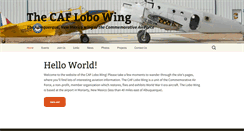 Desktop Screenshot of lobowing.org